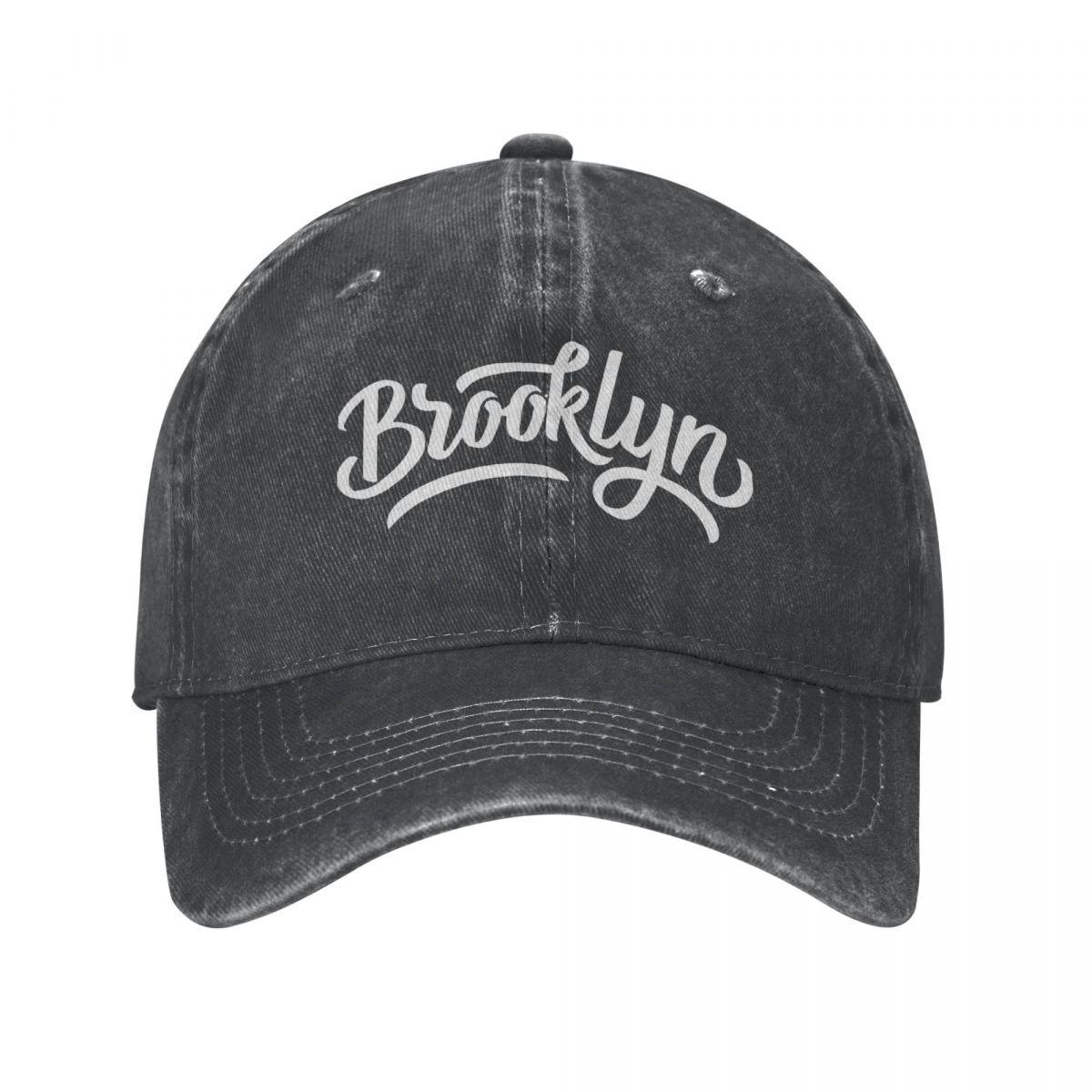 91421224MABLK3A4XG 2022 Lente Zomer Mannen Brooklyn New York Baseball Cap Klassieke Zonnehoeden Outdoor Denim Casquette One Size