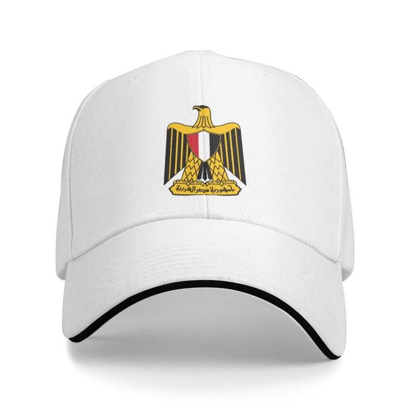 91421224MABLK3A4XG Mode Wapenschild Van Egypte Baseball Cap Vrouwen Mannen Op maat verstelbare Volwassen Egyptische Vlag Papa Hoed Hip Hop Baseball Cap