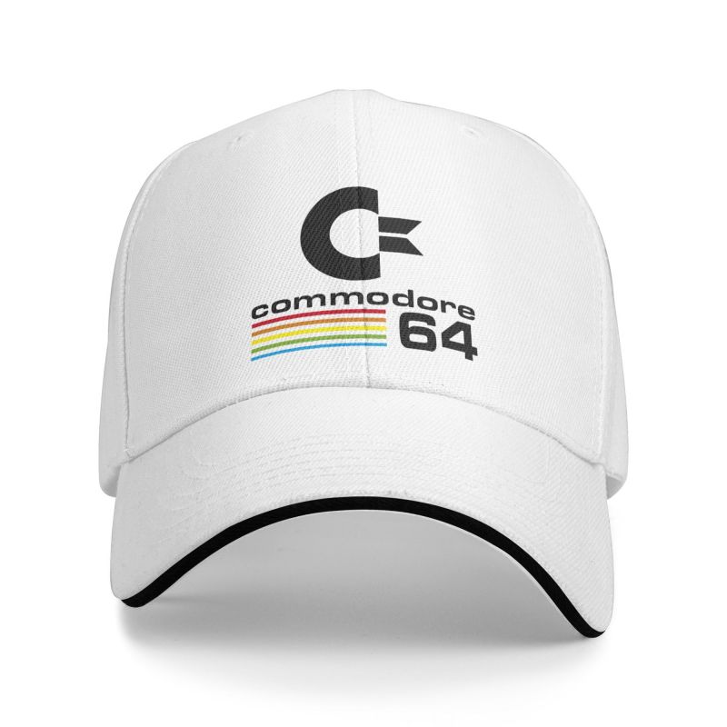 91421224MABLK3A4XG Aangepaste Commodore 64 Baseball Cap mannen vrouwen verstelbare C64 Amiga Computer papa Hat sport Baseball Cap