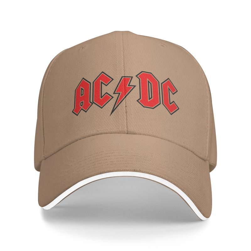 91421224MABLK3A4XG Gepersonaliseerde Rock AC DC Baseball Cap Vrouwen Verstelbare Heavy Metal Band Dad Hat Streetwear Baseball Cap