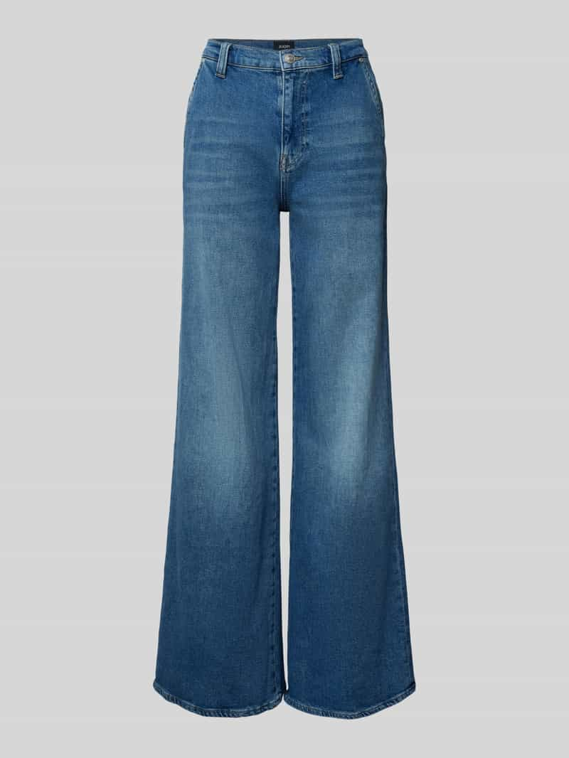 Joop! Wide leg jeans met steekzakken, model 'Evi'