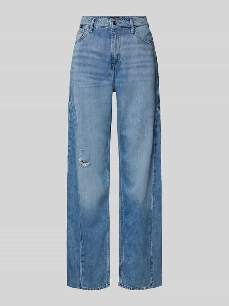 Boss Wide leg jeans in destroyed-look, model 'CROSSROAD SUPER'