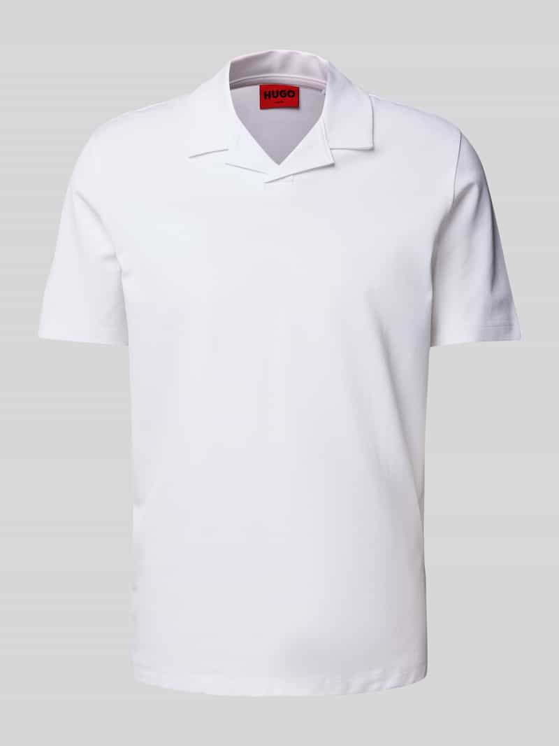 HUGO Poloshirt met reverskraag, model 'Dimerspolo'