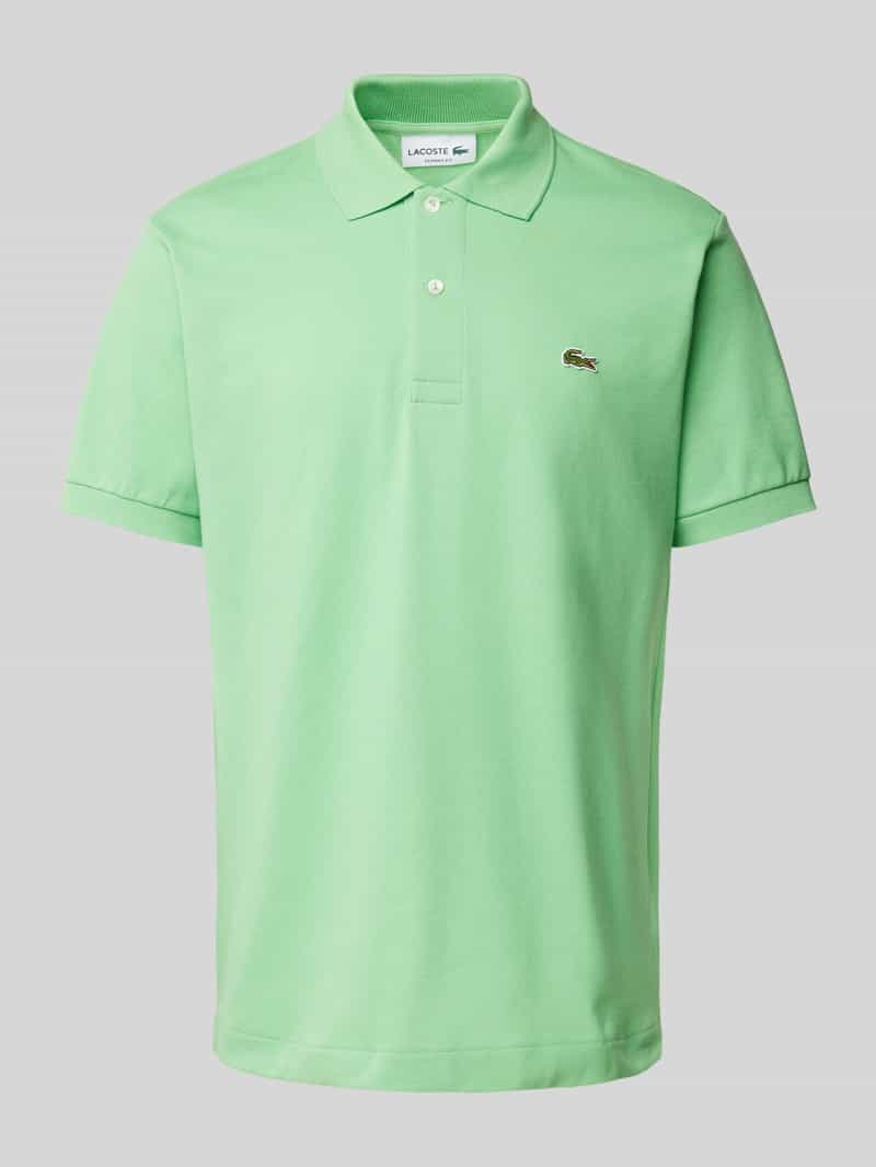 Lacoste Classic fit poloshirt met labelapplicatie