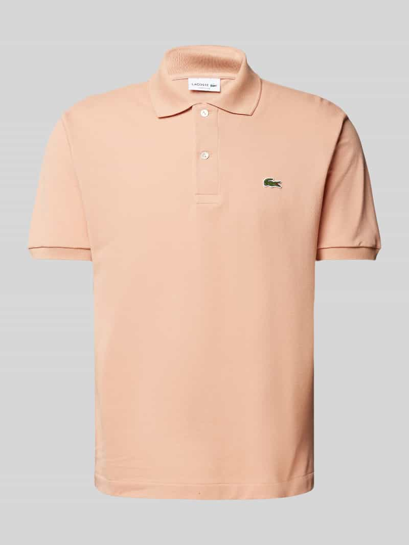 Lacoste Regular fit poloshirt met labelpatch