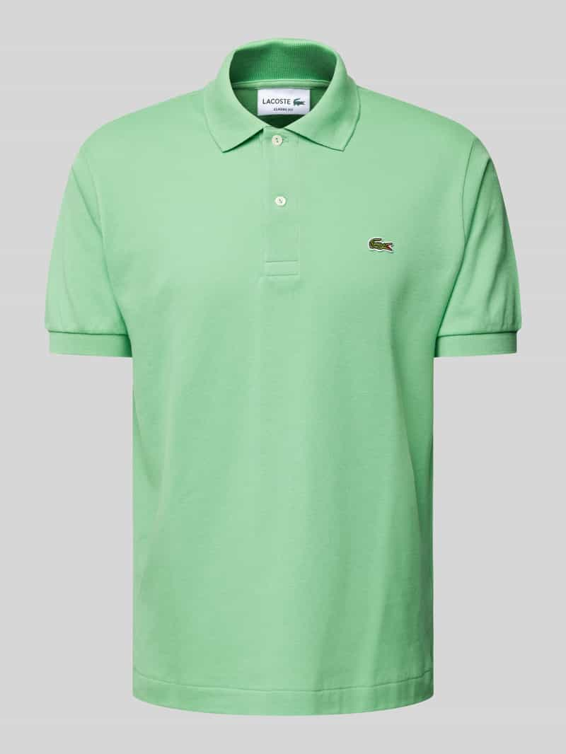 Lacoste Regular fit poloshirt met labelpatch, model 'CORE PIQUE'