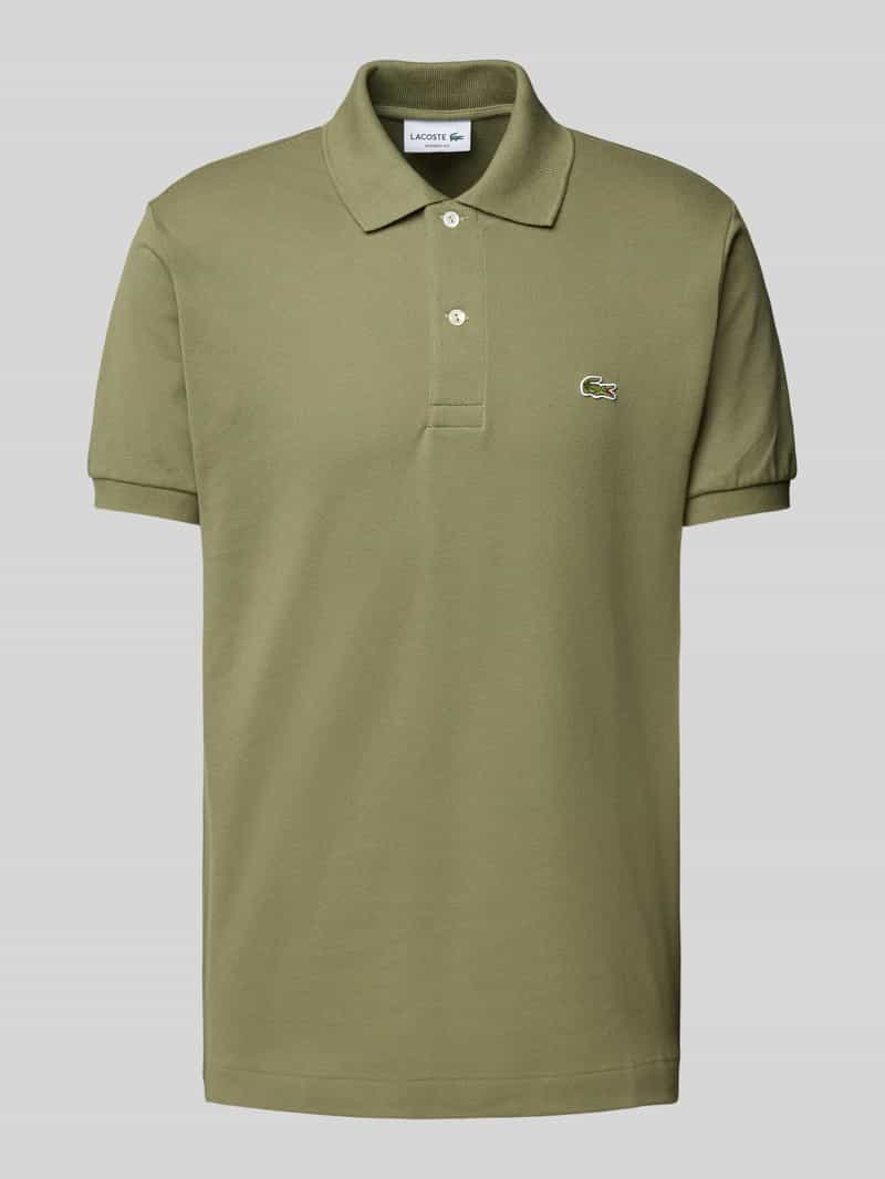 Lacoste Regular fit poloshirt met labelpatch, model 'CORE PIQUE'