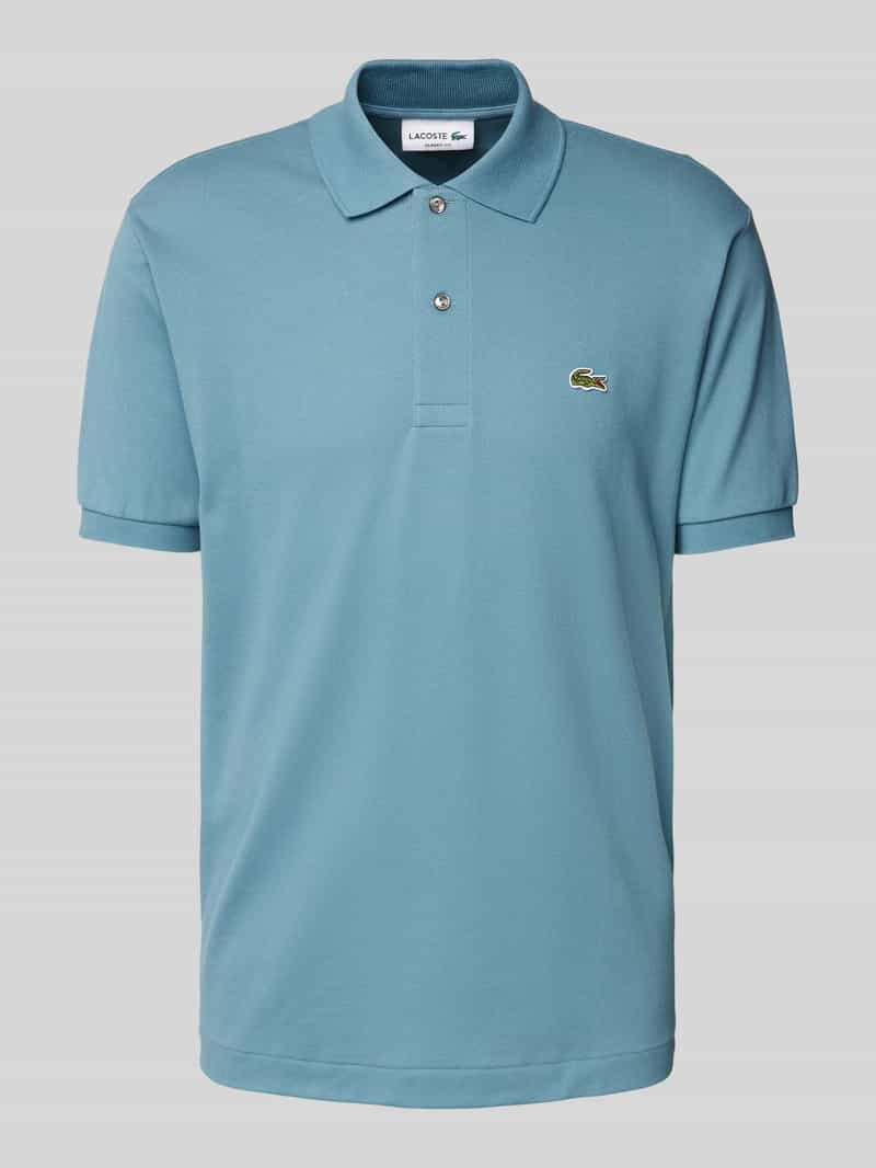 Lacoste Regular fit poloshirt met labelpatch, model 'CORE PIQUE'