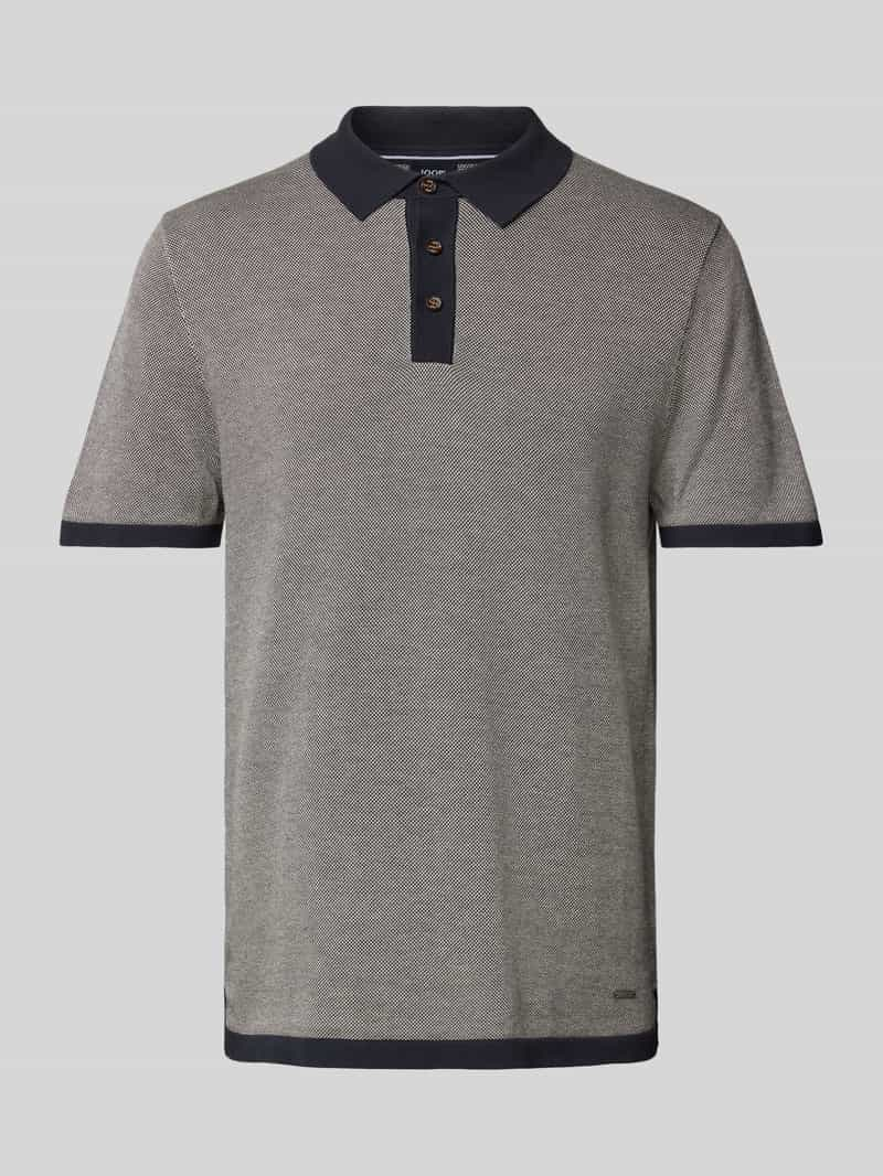 JOOP! Collection Poloshirt met korte knoopsluiting, model 'Trent'