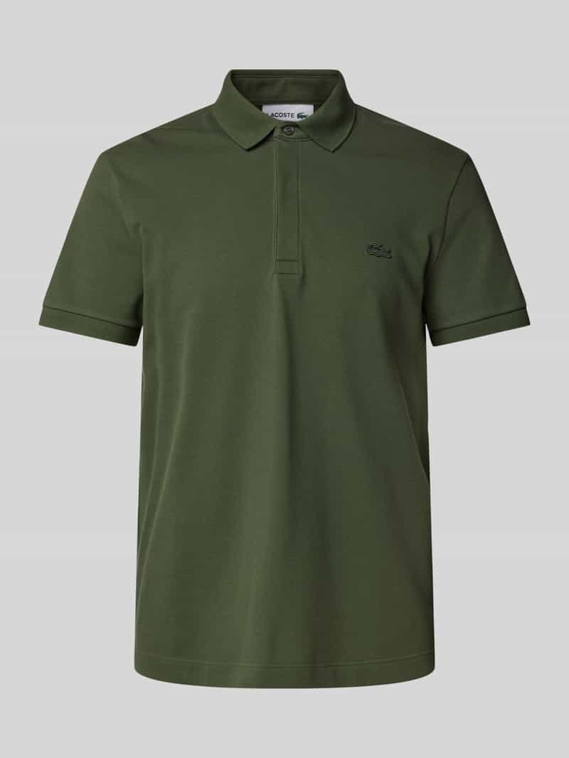 Lacoste Poloshirt van viscose met labelpatch, model 'PIQUE'