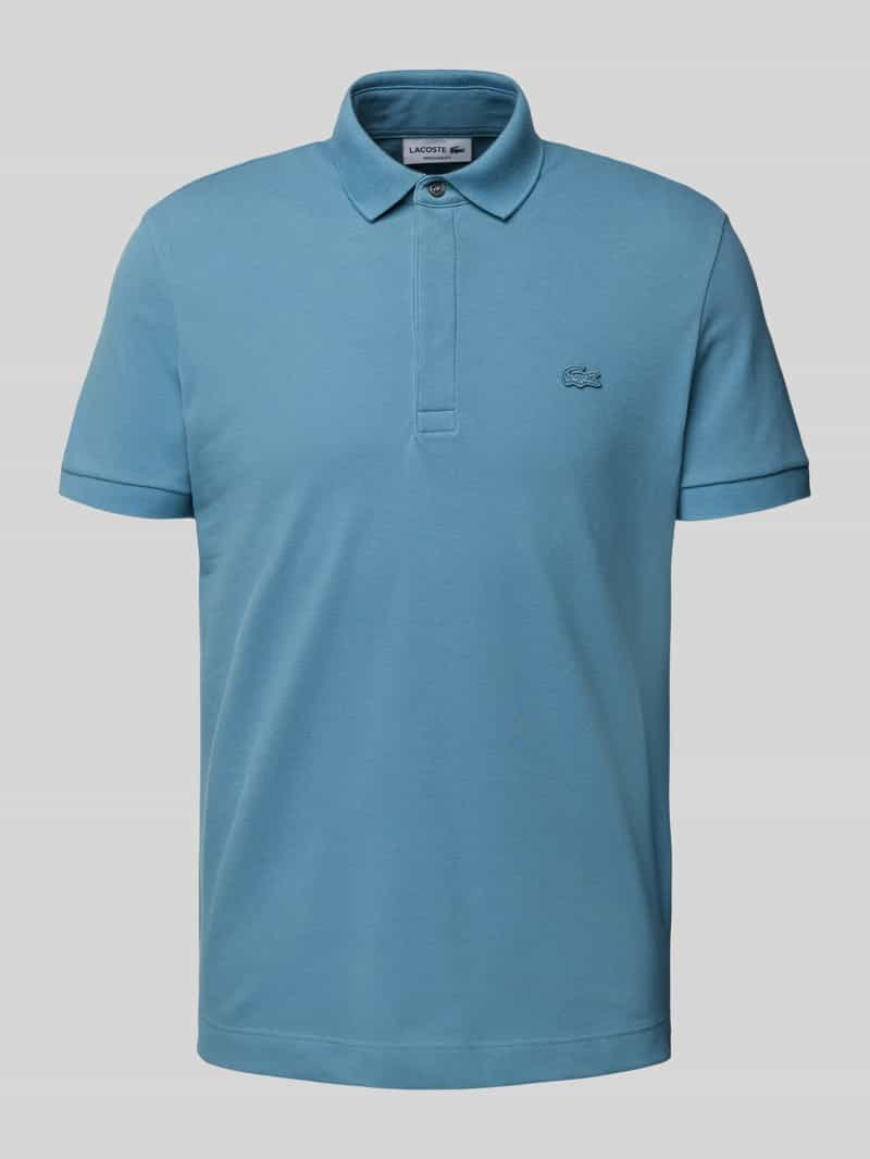 Lacoste Poloshirt van viscose met labelpatch, model 'PIQUE'