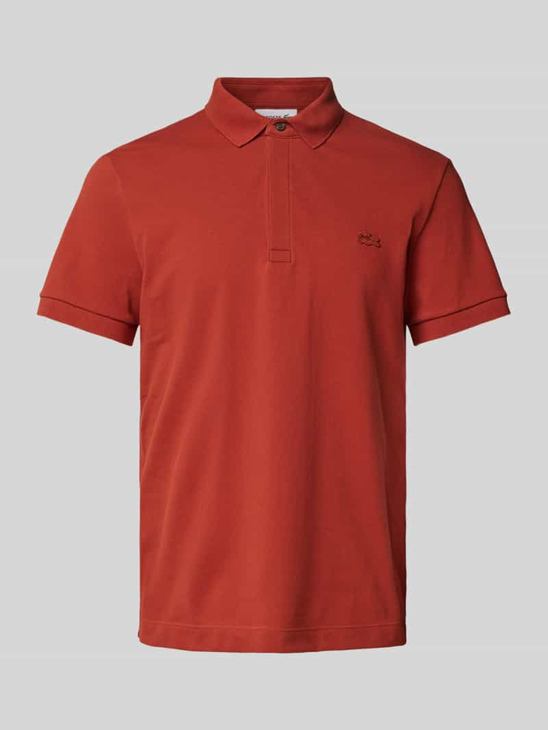 Lacoste Regular fit poloshirt met labeldetail