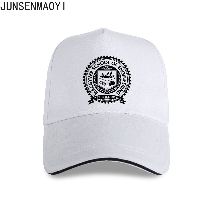 91530112MAC1H7JY0E 2022 Nieuwe Macgyver School Gadgets Techniek Grappige jaren '80 ActionTV Show Witte Baseball cap Katoen Snapback Trucker Caps Zonnehoeden