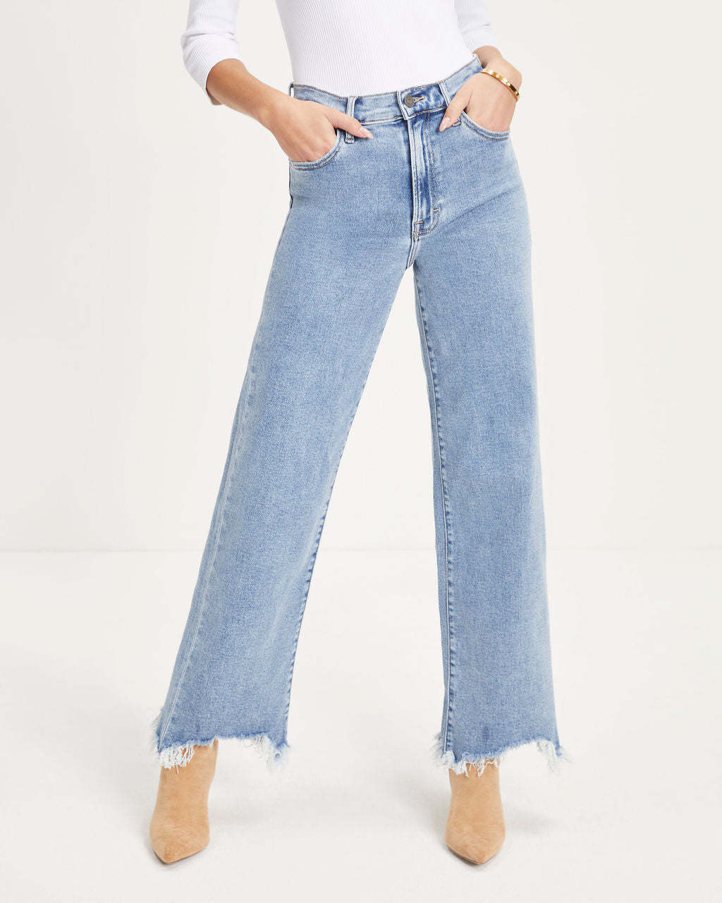 Omena Y2k 2023Koreaanse denimbroek voor dames S blauw