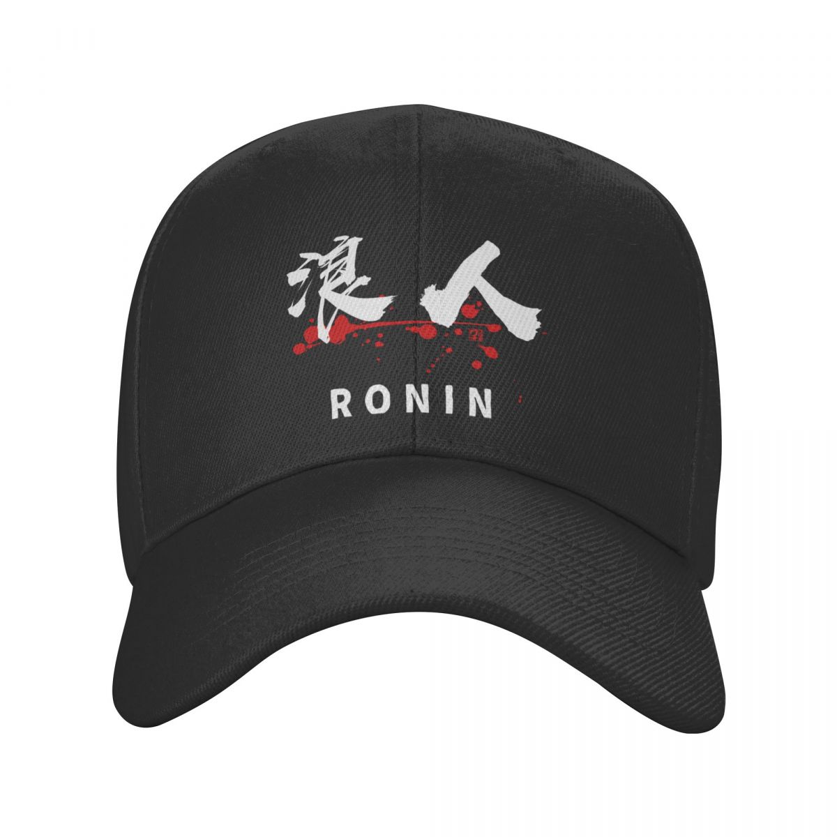 91460000MABYK9JE7A Punk Unisex Ronin Kanji symbool kalligrafie Baseball Cap volwassen Japanse Samurai verstelbare papa hoed Outdoor Snapback Caps Adjustable Cap