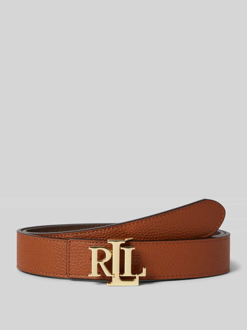 Lauren Ralph Lauren Leren riem met pinsluiting