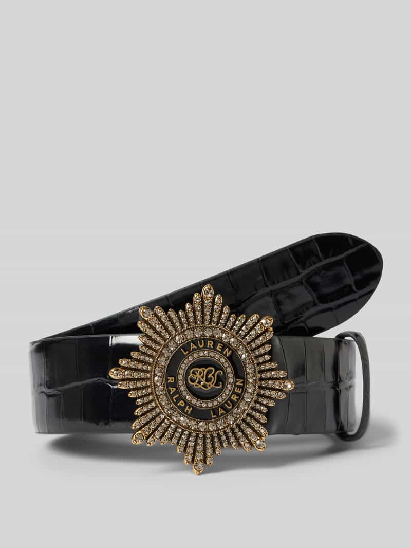 Lauren Ralph Lauren Leren riem met pinsluiting