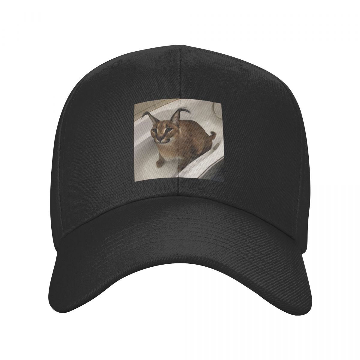 91460000MABYK9JE7A Punk Unisex Floppa Leuke Meme Baseball Cap Volwassen Grappige Caracal Kat Verstelbare Vader Hoed Unisex Vrouwen Hip Hop Snapback Caps zomer Hoeden Adjustable Cap