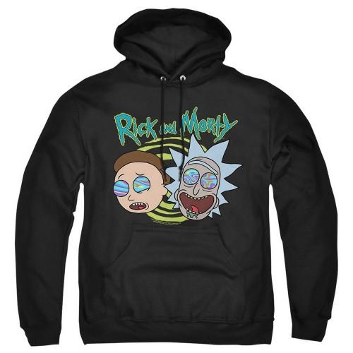 Rick And Morty Rick en Morty Heren Blown Minds-hoodie S zwart