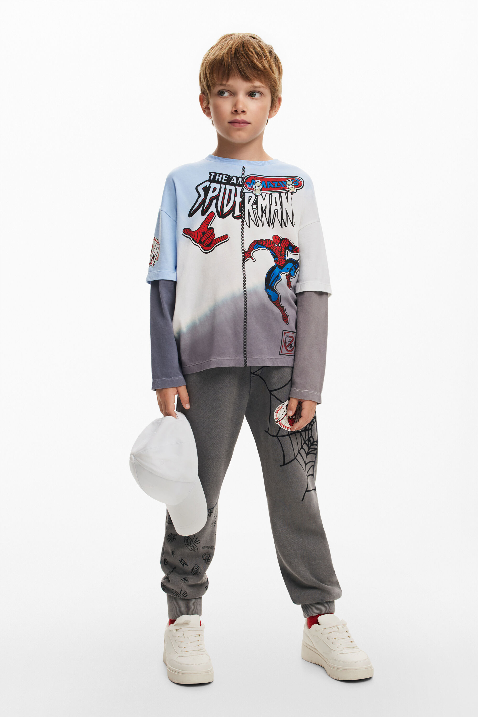 Desigual Gecombineerd Spiderman T-shirt - MATERIAL FINISHES