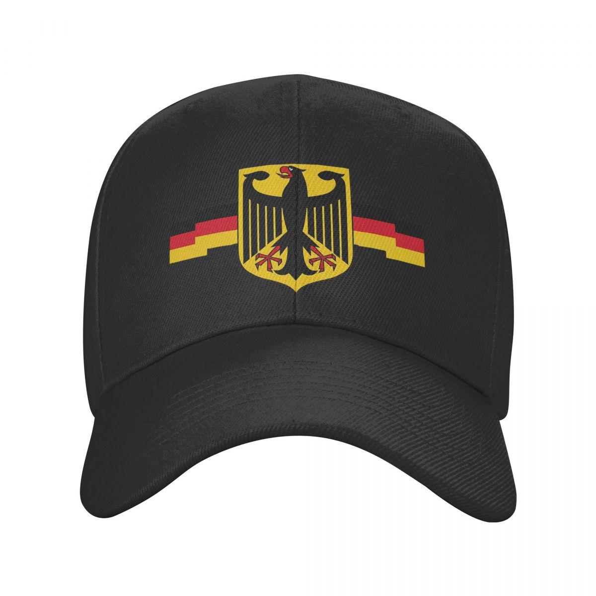 91460000MABYK9JE7A Duitse Adelaar op Schild Baseball Cap voor Unisex Vrouwen Verstelbare Duitsland Vlag Papa Hoed Zonbescherming Snapback Caps Adjustable Cap