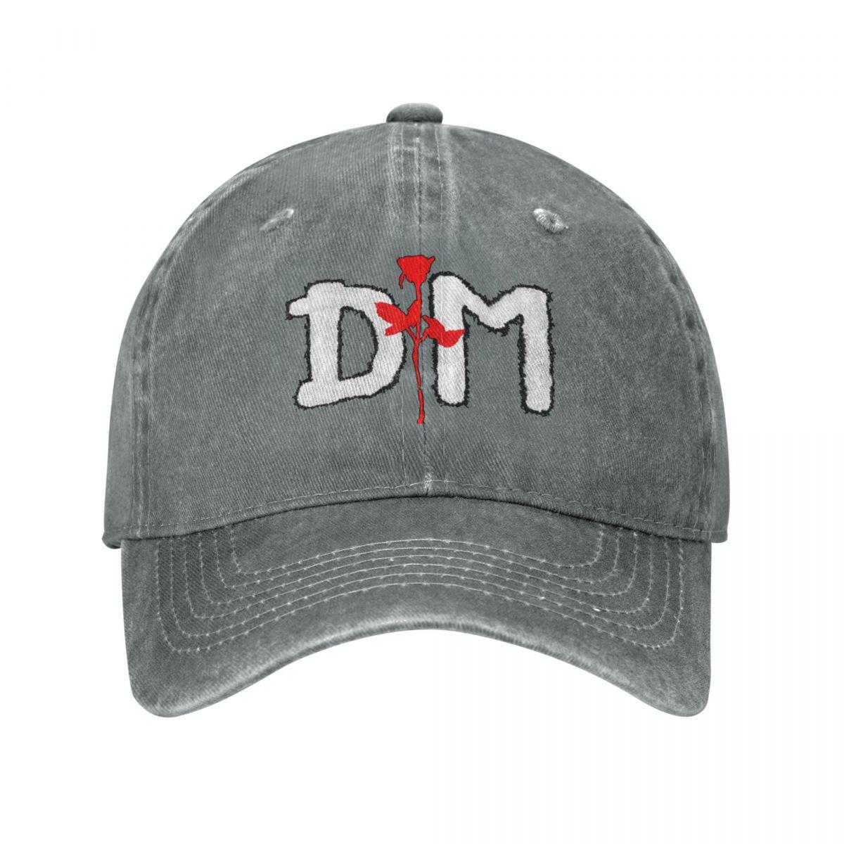 91140105MA0LTGAW3T Depeche Cool Mode Logo Baseball Cap Fashion Distressed Washed Music Hoofddeksels voor Unisex Vrouwen Outdoor Running Golf Caps Hoed One Size