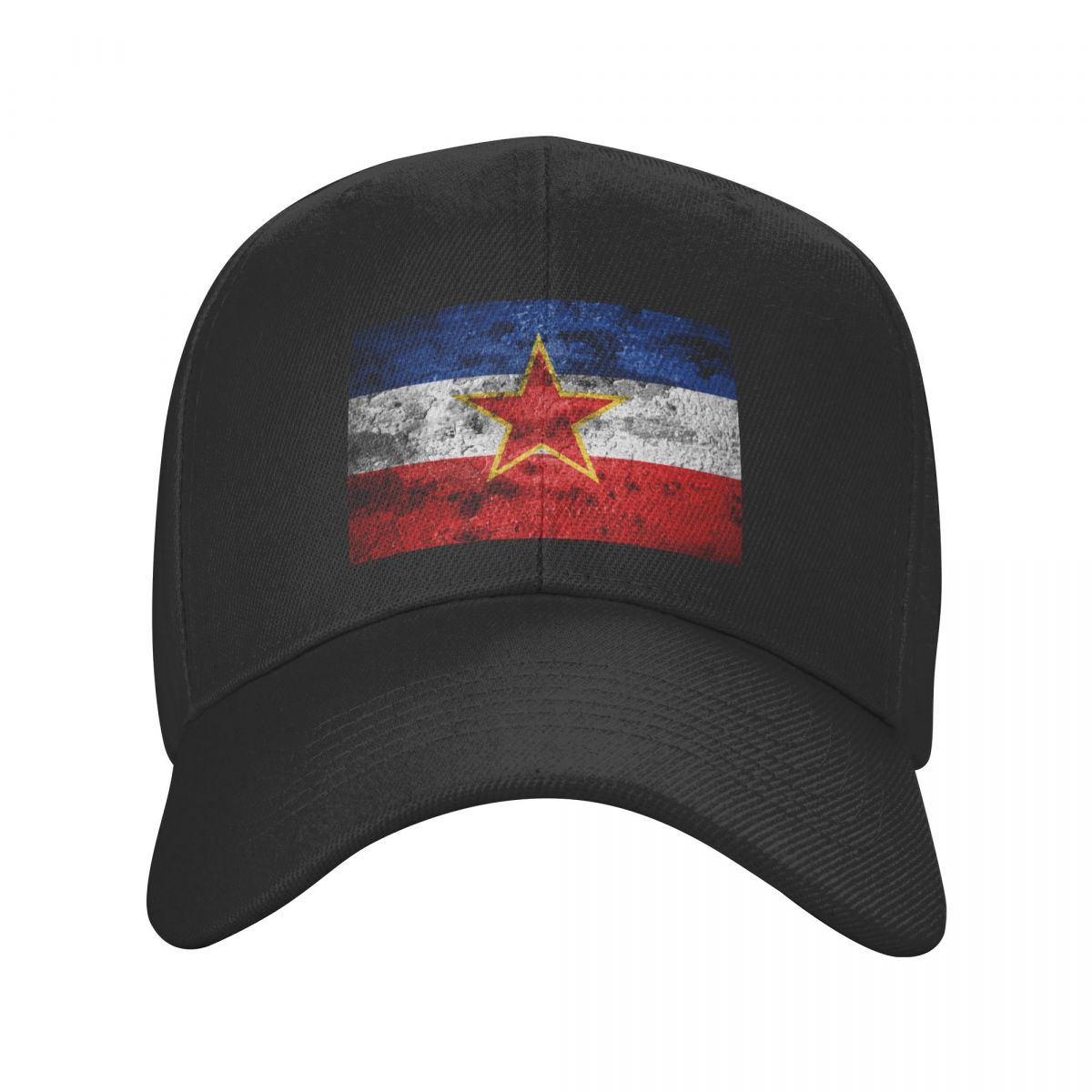 91140105MA0LTGAW3T Punk Unisex Grunge Joegoslavië Vlag Baseball Cap Volwassen Verstelbare Vader Hoed Unisex Vrouwen Outdoor Snapback Caps Zomerhoeden Adjustable Cap