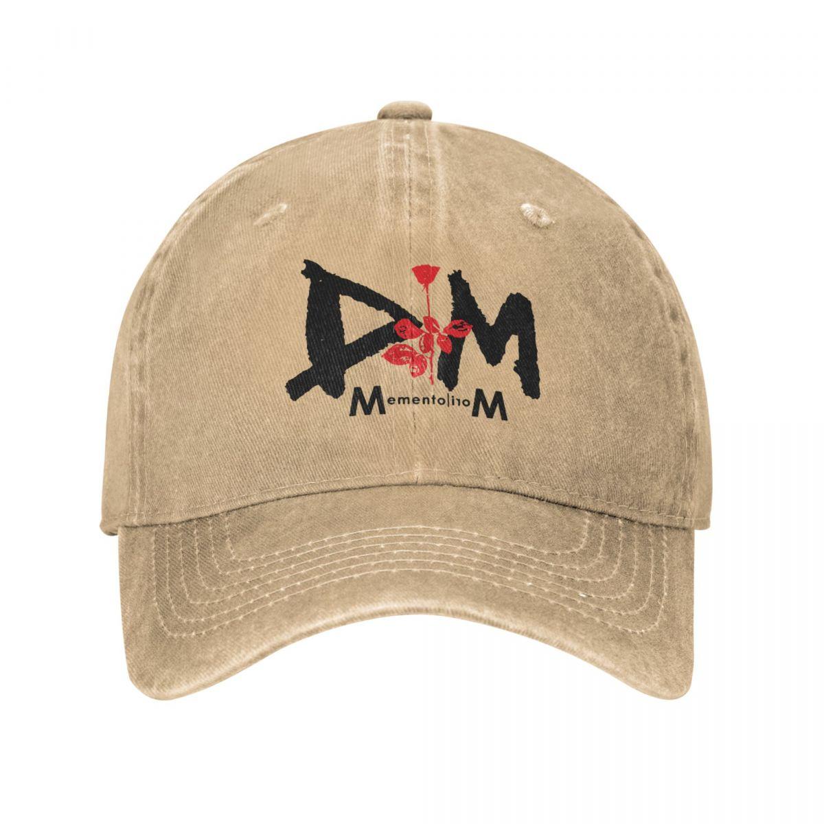 91140105MA0LTG8U4H DM Memento Mori Mode Depeche Cool Mode Unisex Style Baseball Caps Muziek Distressed Denim Caps Hoed Vintage Outdoor Fit Zonnehoed One Size