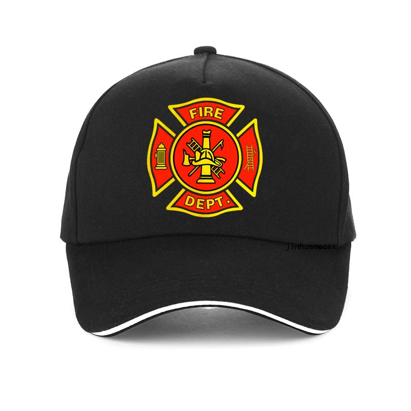 91440118MAC4M03W3Q Fire Rescue Brandweerman Baseball Cap zomervizier Fire Dept hoed Unisex Katoen Outdoor Ademende Snapback Caps Casquette Adjustable