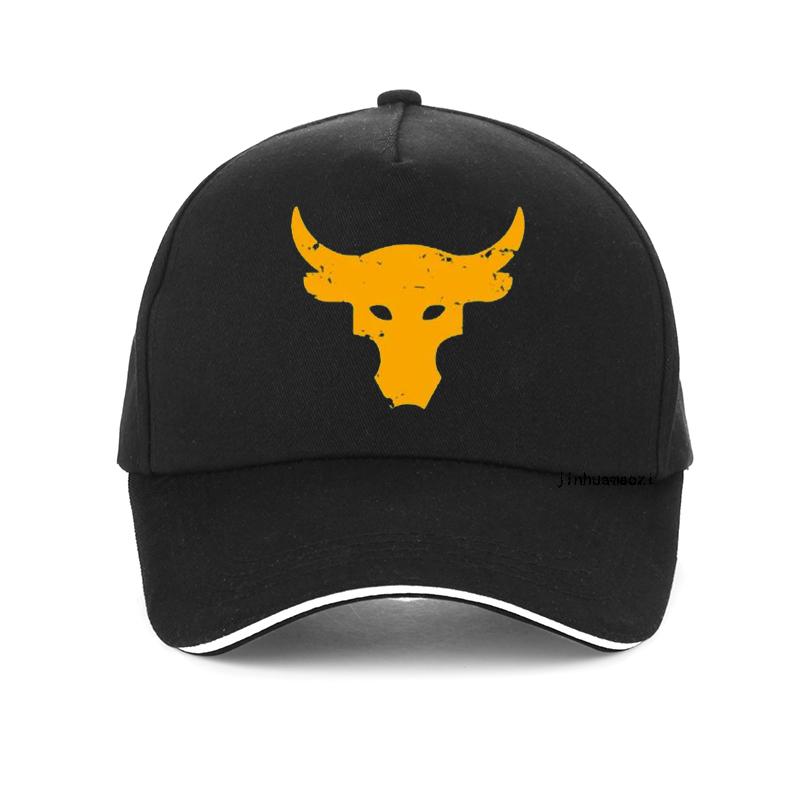 91440118MAC4M03W3Q Brahma Bull The Rock Project Gym Logo Baseball Cap Mode Koele Zomer Unisex Dwayne Johnson Brahma Bull Tattoo hoed Adjustable