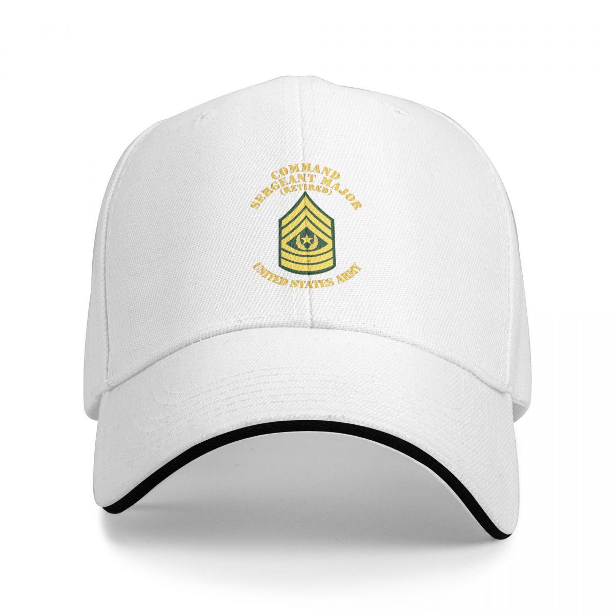 91440118MAC534JW32 Leger - In dienst - CSM - Gepensioneerd - Commando Sgt Major - Std Baseball Caps Hoed Outdoor Casual Cap Sport Baseball Hoed Polychromatisch As shown