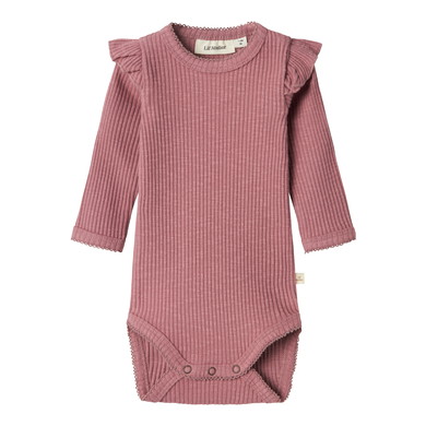 LILATELIER Lil'Atelier lange mouw body Nbfraja Nostalgia Rose