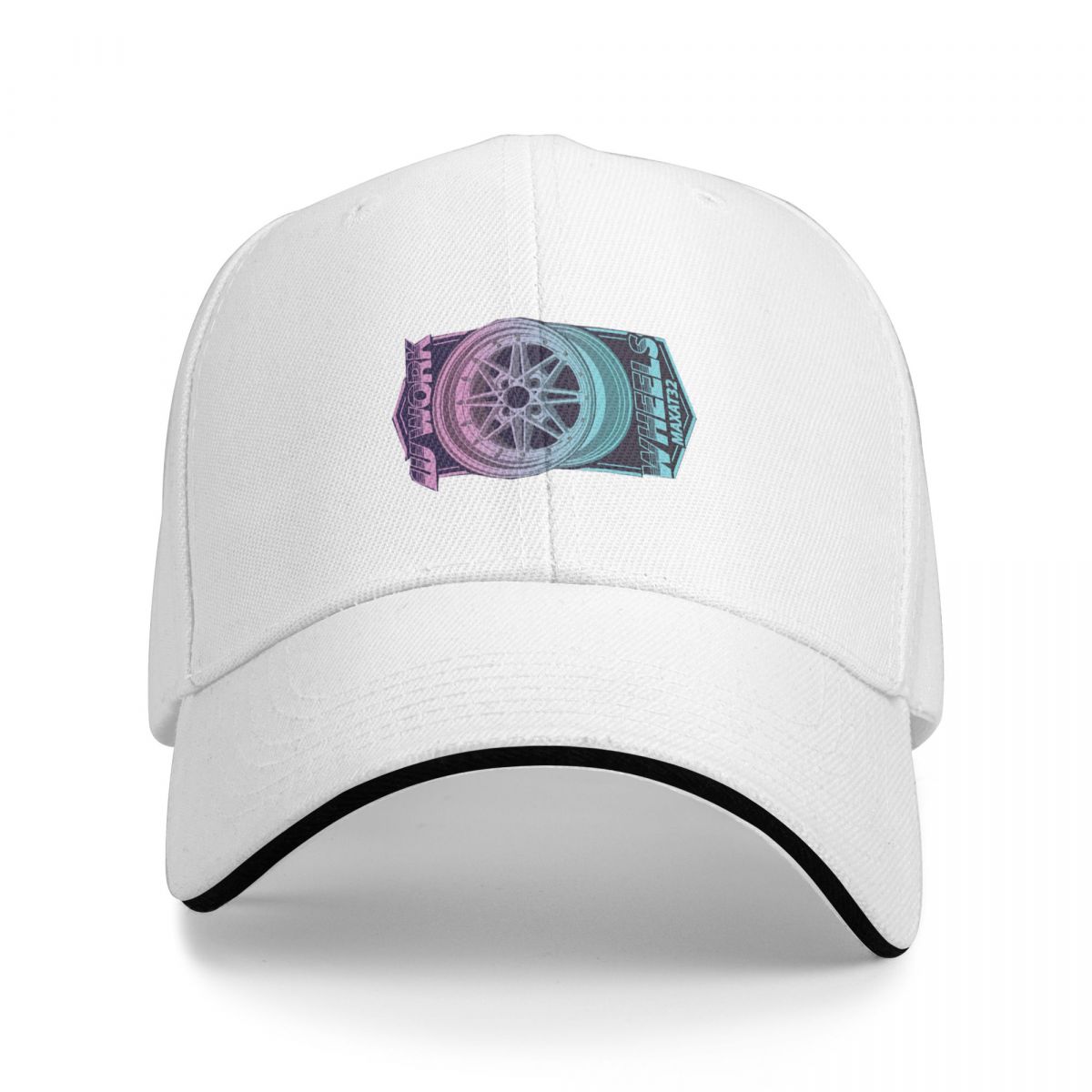 91140109MA0LUDA177 Works Logo Baseball Cap Zomer Unisex 2023 Casual Sandwich Baseball Cap Casual Gepersonaliseerde Hoed One Size