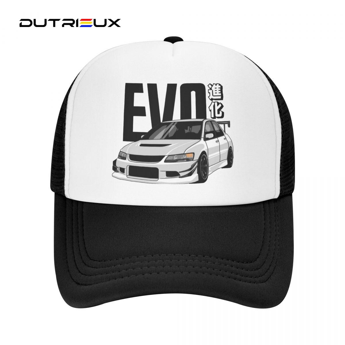 91510108MAC0Q8XL4Q Evo Car Evolution Lancer 4G63 IX VIII 8 9 Unisex Cap Casual Plain Baseball Cap Verstelbare Snapback Trucker Hoeden Voor Vrouwen Unisex Adjustable