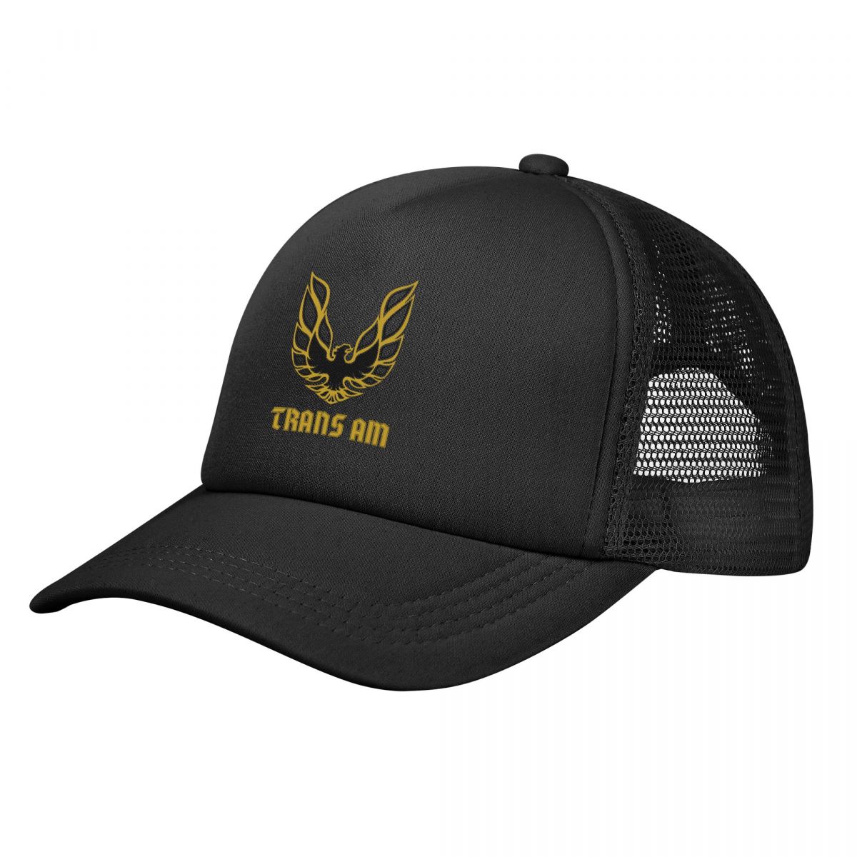 91140106MA0LTHB19W Smokey And The Bandit 1977 Pontiac Firebird Stretchy Hat Mesh Baseball Cap Verstelbare Snapback Sluiting Hoeden voor Unisex Vrouwen Adjustable