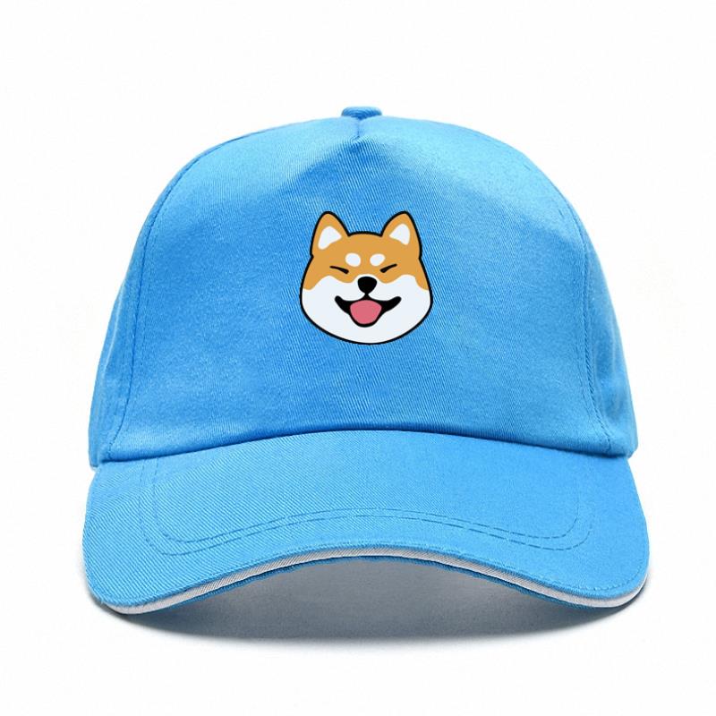 91530326MAC20BWG5P Grappige Kawaii Leuke Shiba Inu Hond Vrouwen hoed Gift Print Roze Hip Hop cap Zomer Unisex vrouwen Baseball cap Hond Dierenliefhebbers hoeden