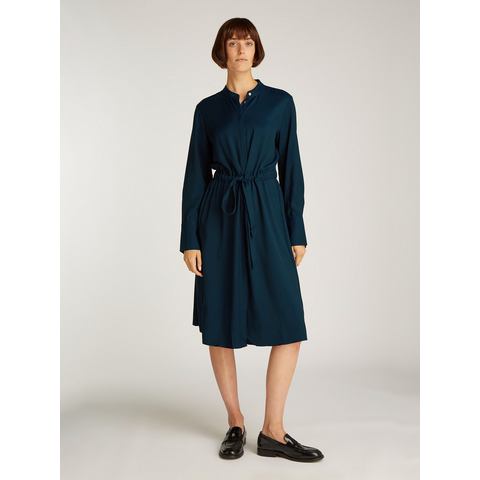 Tommy Hilfiger Blousejurk SOFT VIS COLARLESS SHIRT DRESS