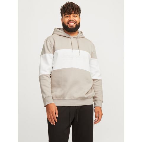 Jack & Jones PlusSize Hoodie JJELEGACY BLOCKING SWEAT HOOD NOOS PLS