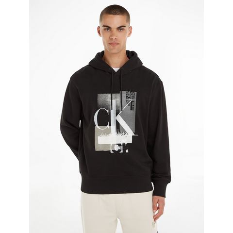 Calvin Klein Hoodie CONNECTED LAYER LANDSCAPE HOODIE