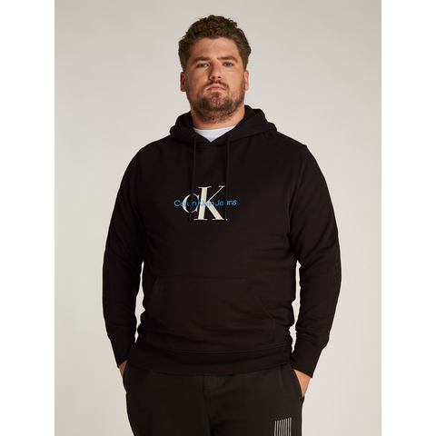 Calvin Klein Jeans Plus Hoodie Plus Distressed Monologo Hoodie