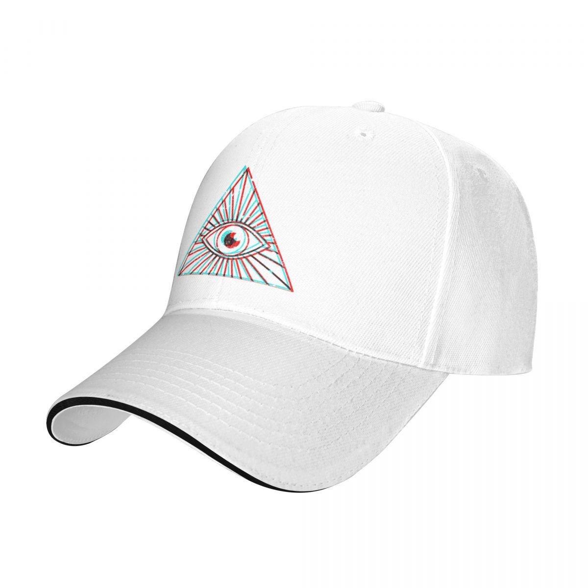 91220702MAC3XJBU98 3D All Seeing Eye Cap Baseball Cap winterpet Dameshoed Unisex