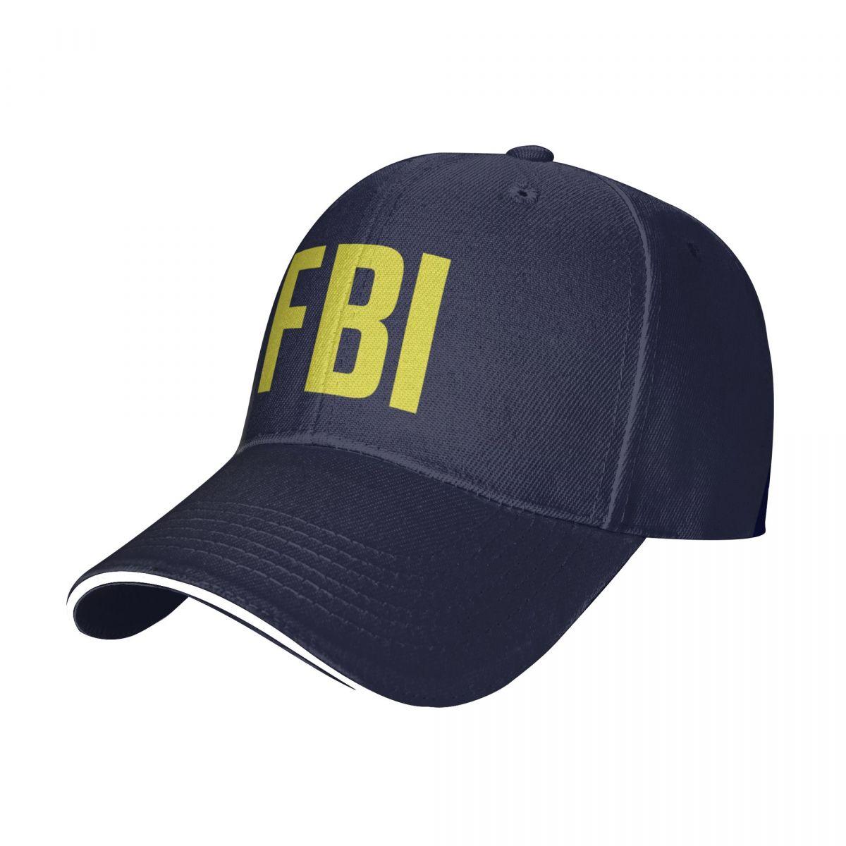 91220702MAC3XJBU98 FBI Cap Baseball Cap Golf hoed man Unisex's winter hoed Dames