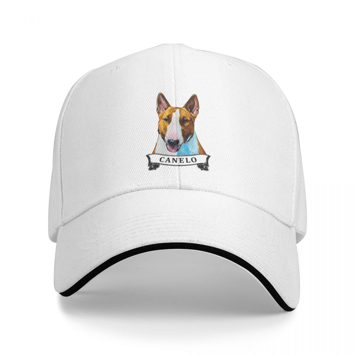 91440605MAC58Q307J Canelo Bull Terrier Baseball Cap Stranduitje zwarte Cap Unisex Dames