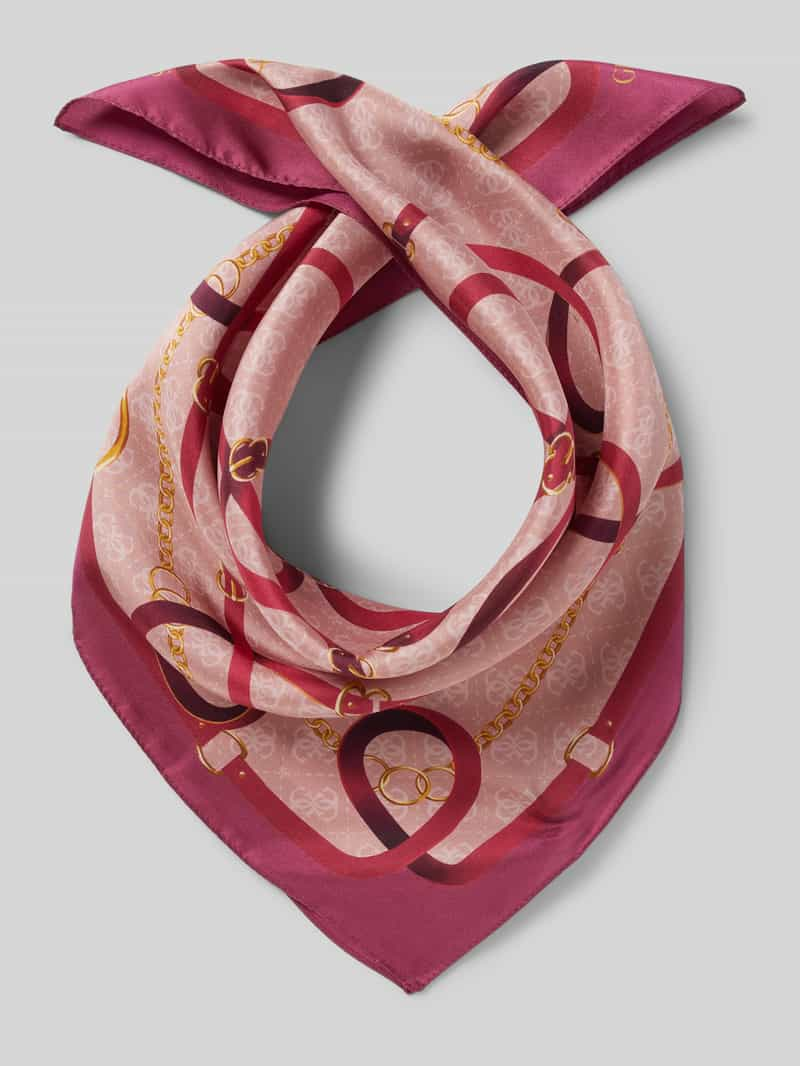 Guess Zijden sjaal met omzoomde boorden, model 'FOULARD'