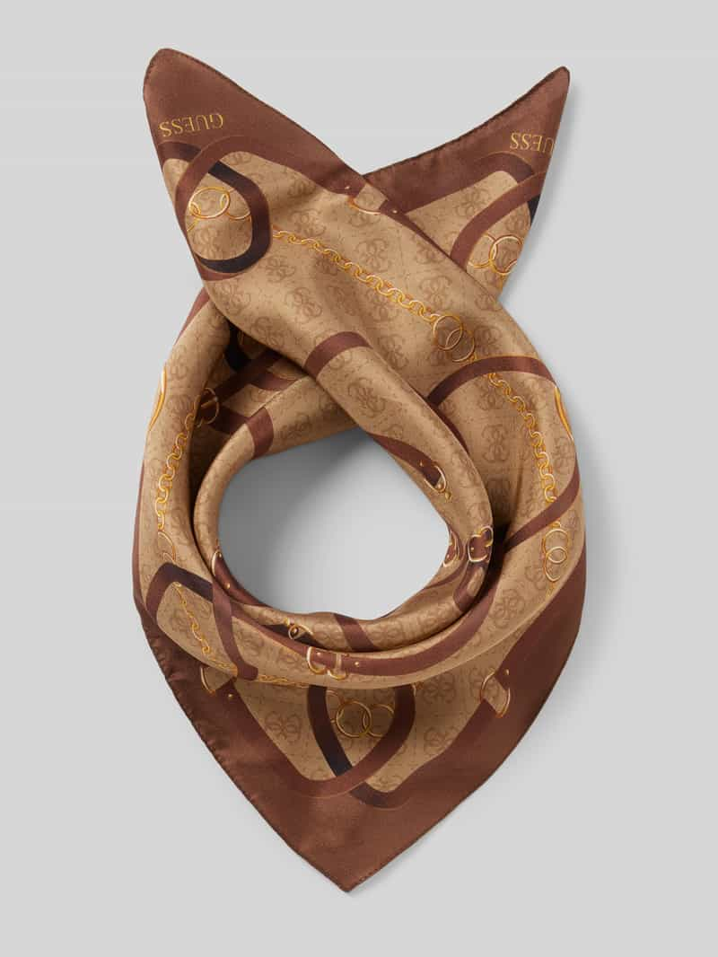 Guess Zijden sjaal met omzoomde boorden, model 'FOULARD'