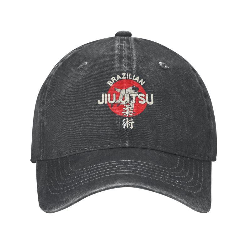 91610103MAC303Y57G Punk Katoen Braziliaanse Jiu Jitsu Baseball Cap voor Dames Unisex Verstelbare Braziliaanse Jiu-Jitsu Vaderhoed Prestaties Adult Baseball Cap