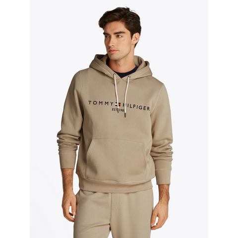 Tommy Hilfiger Hoodie TOMMY LOGO HOODY met capuchon en kangoeroezak