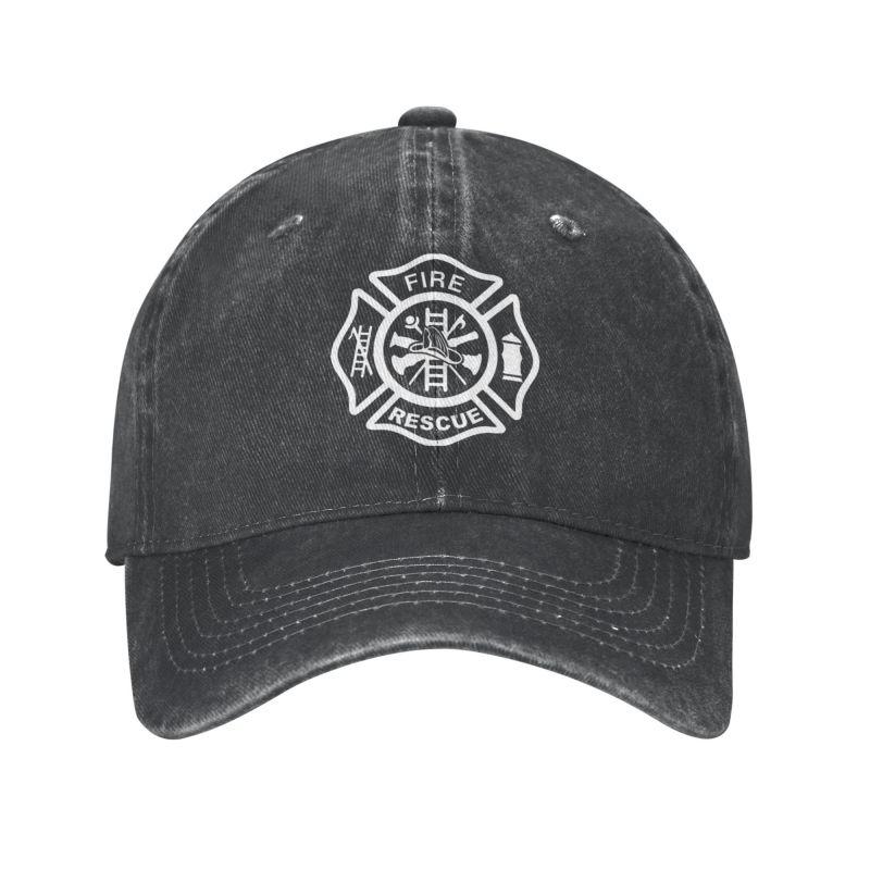 91610103MAC303Y57G Punk Unisex Katoen Fire Rescue Brandweerman Baseball Cap Volwassen Verstelbare Papa Hoed voor Unisex Vrouwen Sport Adult Baseball Cap