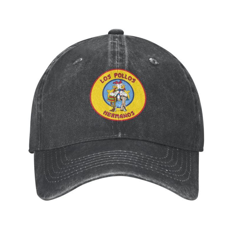 91610103MAC303Y57G Punk Unisex Katoen Breaking Bad Los Pollos Hermanos Baseball Cap Volwassen De Kip Broers Verstelbare Papa Hoed Unisex Vrouwen Sport Adult Baseball Cap