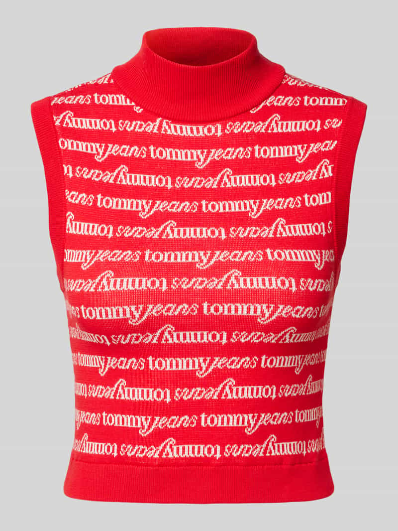 Tommy Jeans Gebreide spencer met col